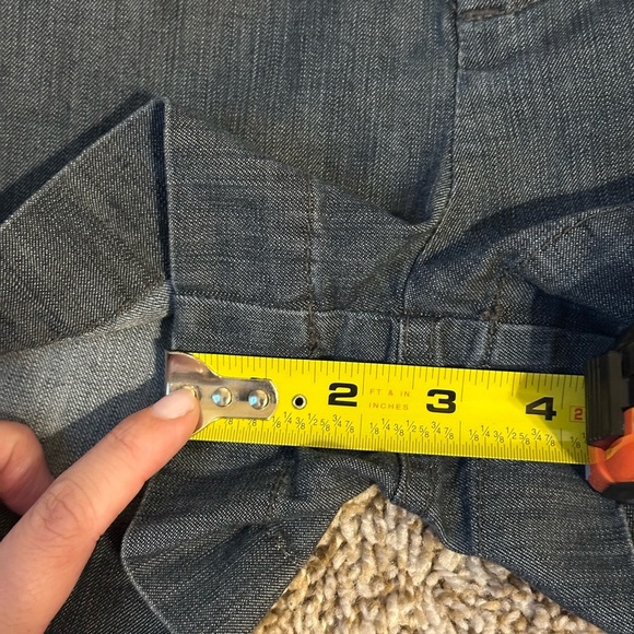 Vintage Y2K Forever 21‎ Dark Blue Shortie Shorts - size 28 - Picture 5 of 6